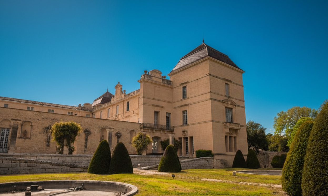 photographie du chateau de castries
